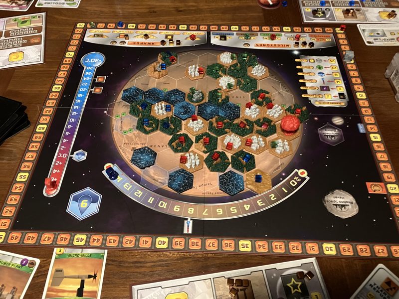 Terraforming Mars mid-game